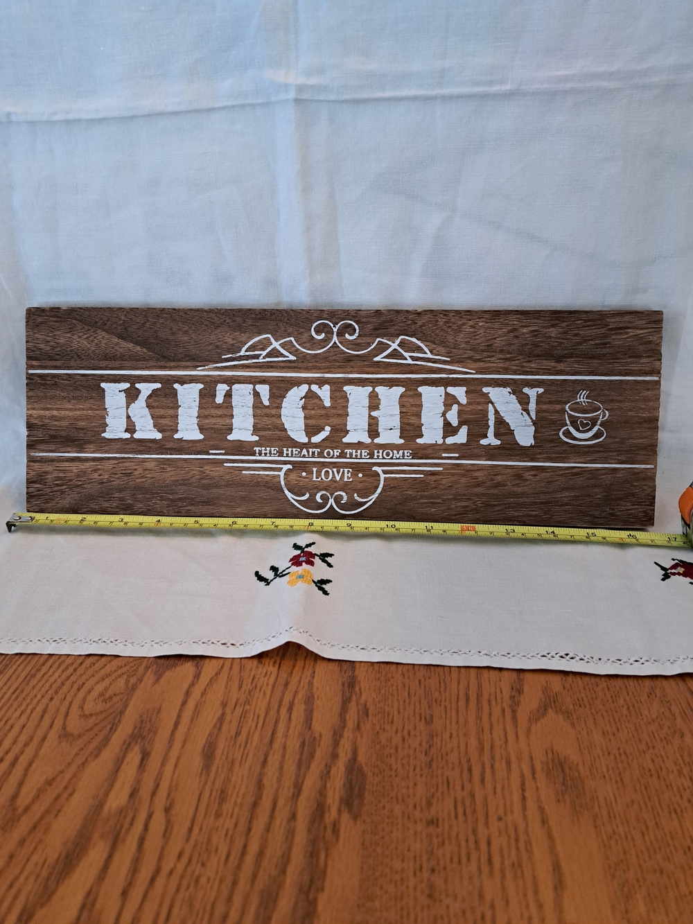($5 Add On)Kitchen Wooden Sign Wall Decor - Brown